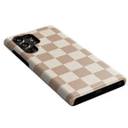 Fit Check | Neutral Checkerboard Samsung Case
