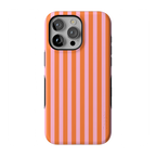 Perfect Stripes | Orange & Pink Stripes Case