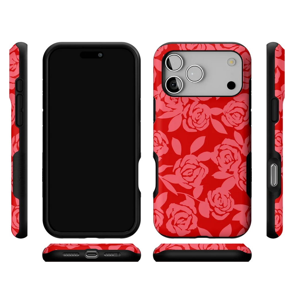 Final Rose | Red & Pink Floral Case