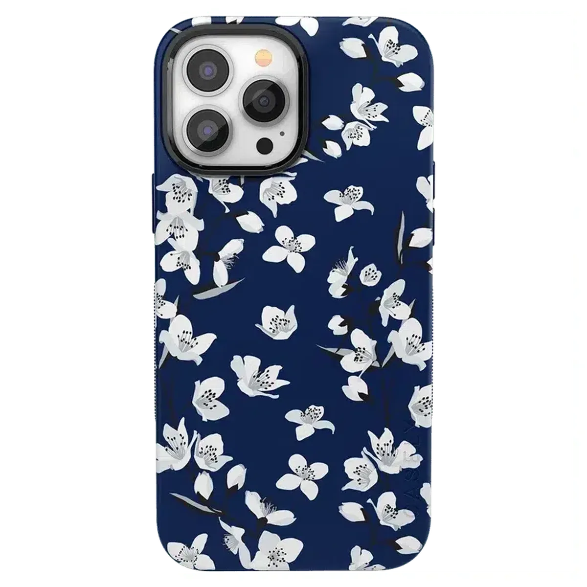 Floral Forest | Navy Cherry Blossom Floral Case