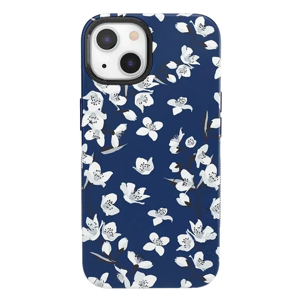 Floral Forest | Navy Cherry Blossom Floral Case