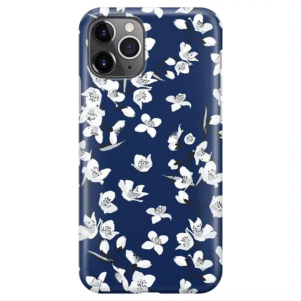 Floral Forest | Navy Cherry Blossom Floral Case