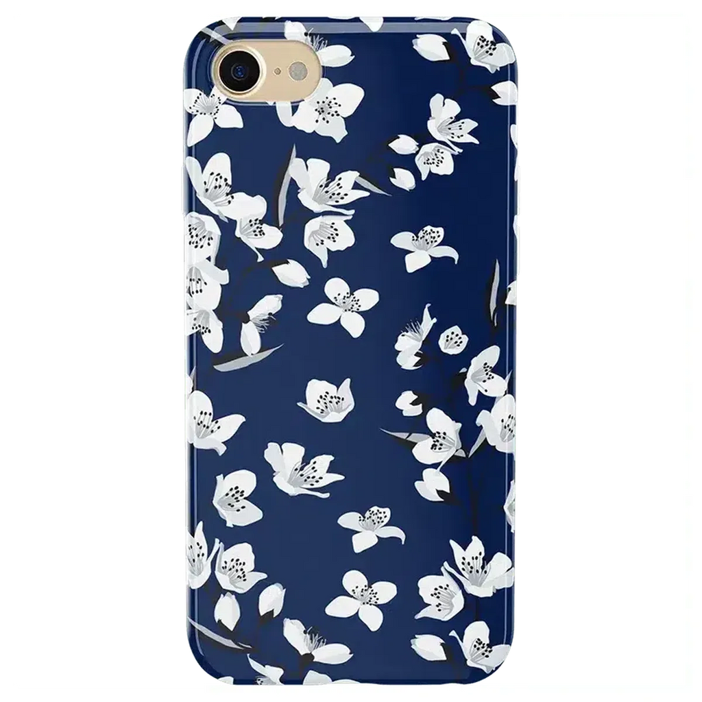 Floral Forest | Navy Cherry Blossom Floral Case