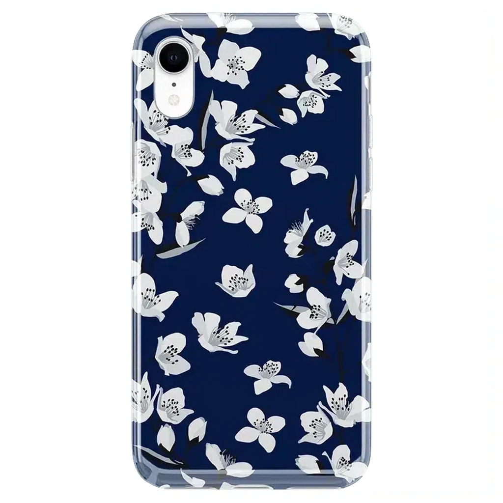 Floral Forest | Navy Cherry Blossom Floral Case