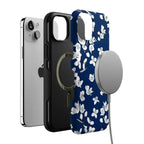 Floral Forest | Navy Cherry Blossom Floral Case