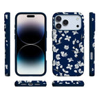 Floral Forest | Navy Cherry Blossom Floral Case