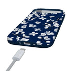 Floral Forest | Navy Cherry Blossom Floral Case