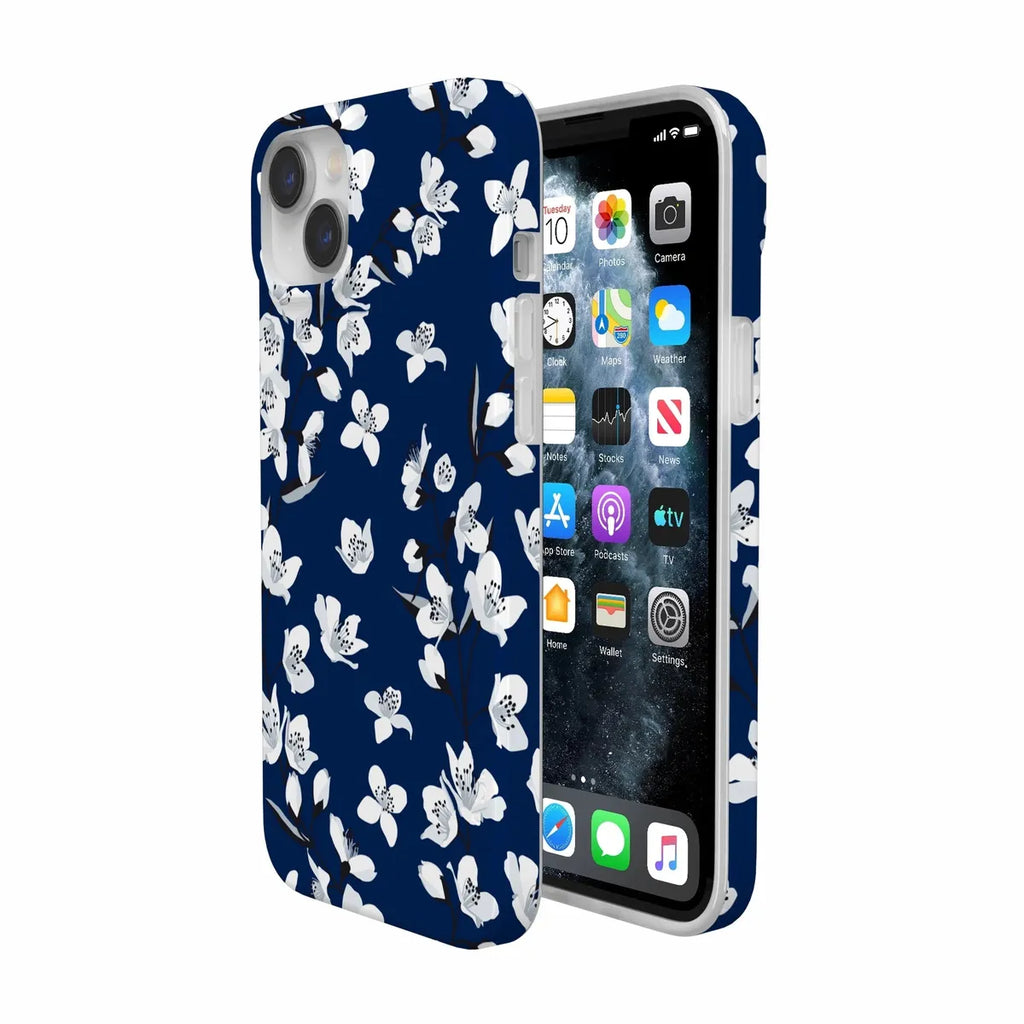Floral Forest | Navy Cherry Blossom Floral Case