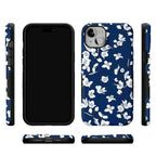 Floral Forest | Navy Cherry Blossom Floral Case