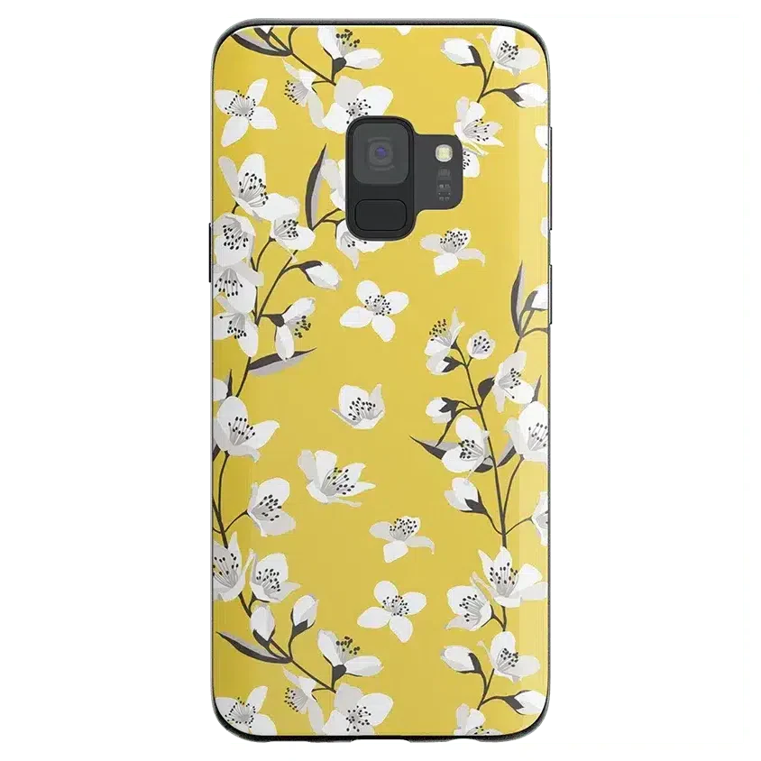 Floral Forest | Yellow Cherry Blossom Floral Samsung Case