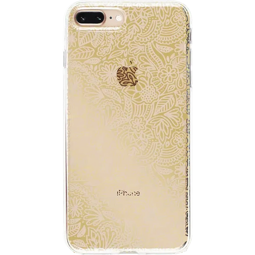 Floral Mandala | Rose Gold Clear Case