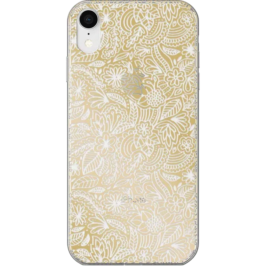 Floral Mandala | Rose Gold Clear Case