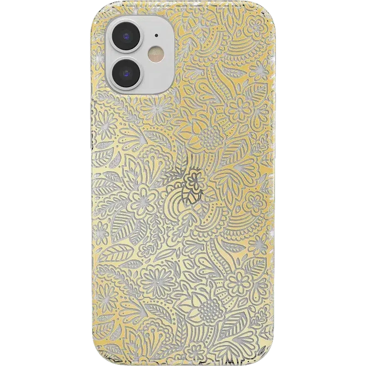 Floral Mandala | Rose Gold Clear Case