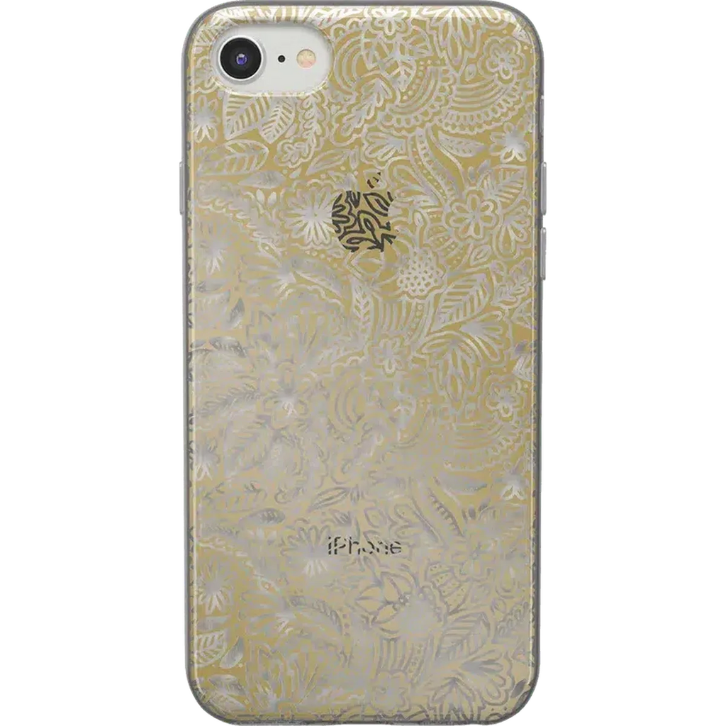 Floral Mandala | Rose Gold Clear Case