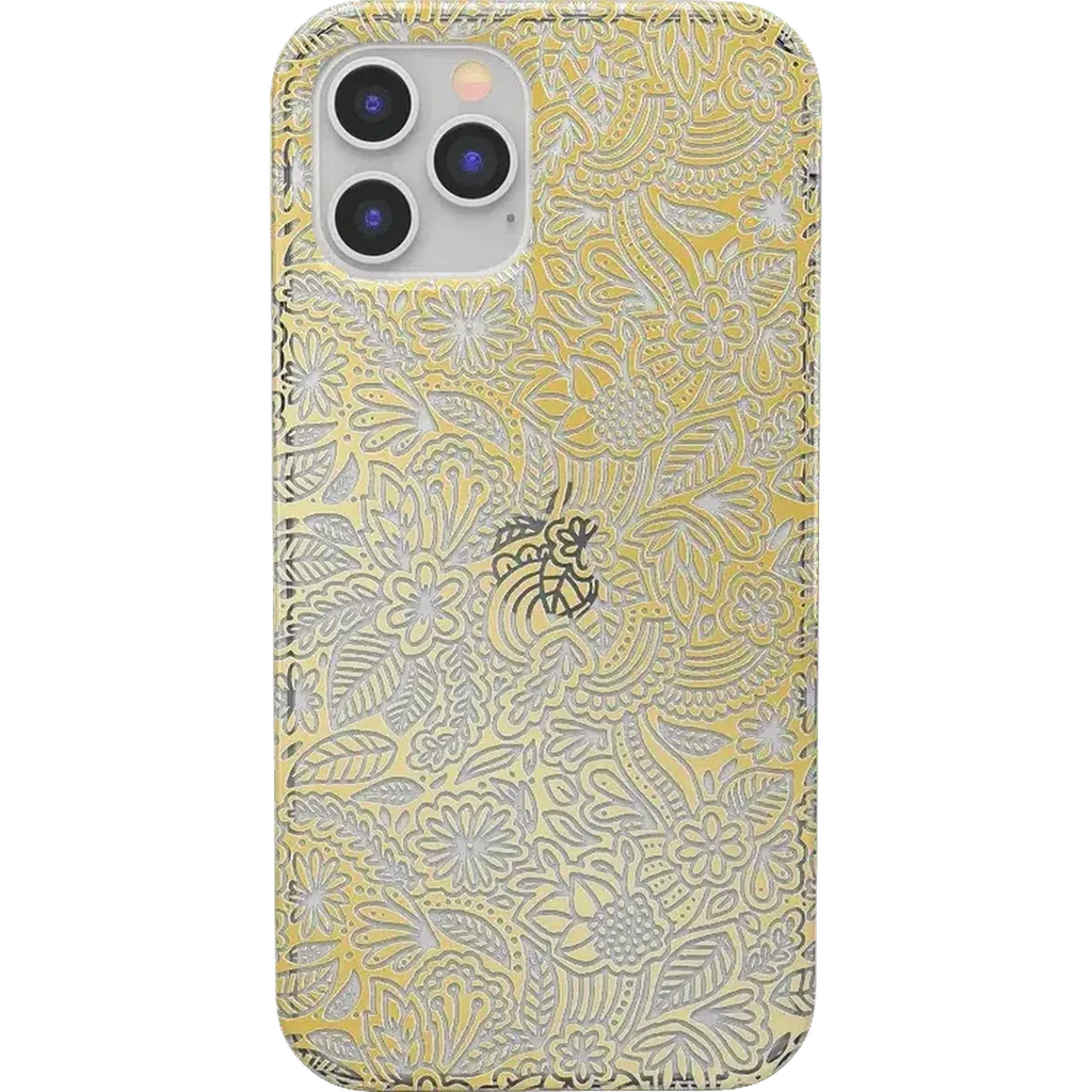 Floral Mandala | Rose Gold Clear Case