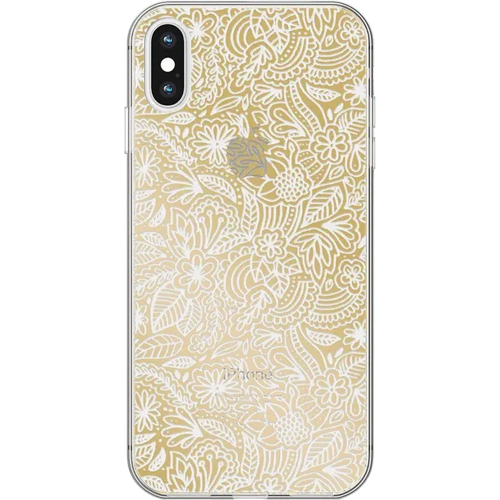 Floral Mandala | Rose Gold Clear Case