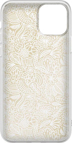 Floral Mandala | Rose Gold Clear Case