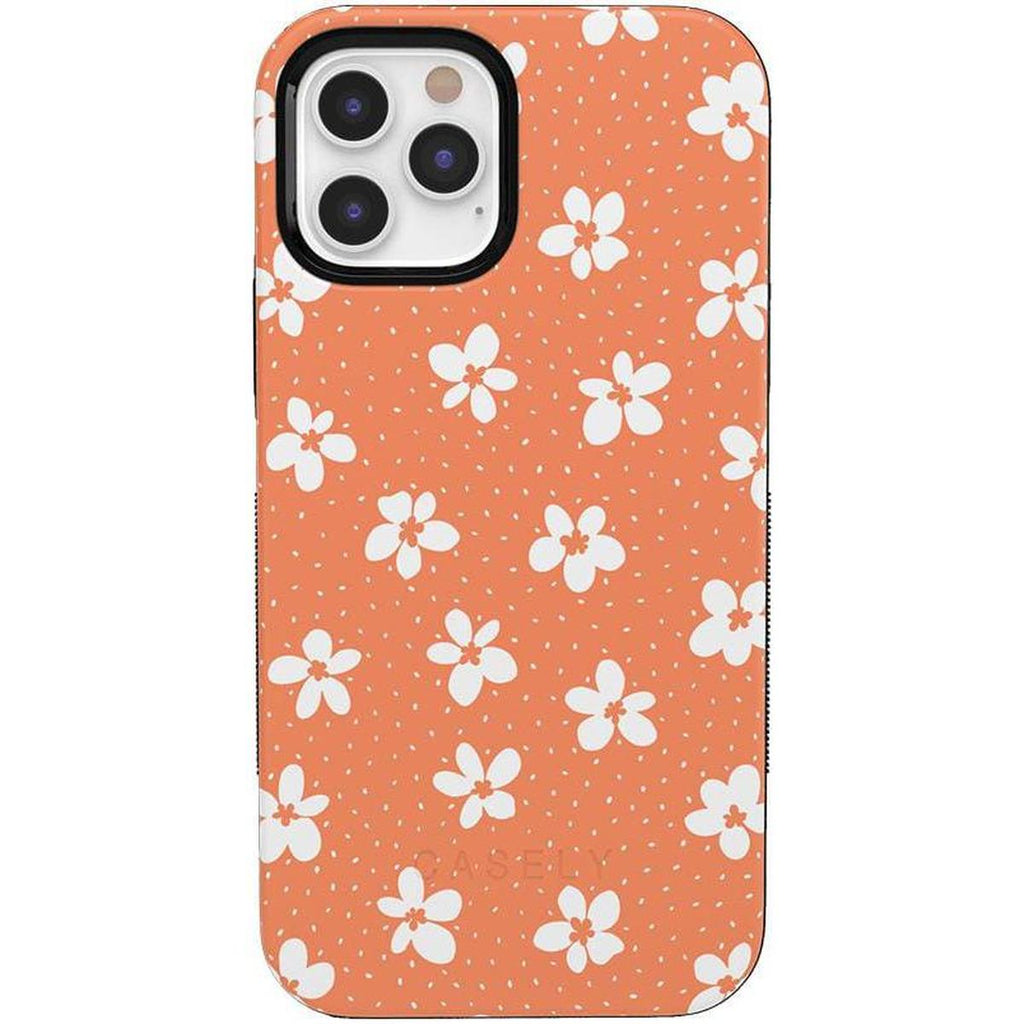 Flower My World | Burnt Orange Floral Case