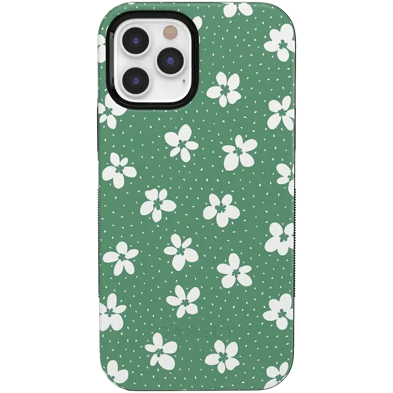 Flower My World | Jade Green Floral Case