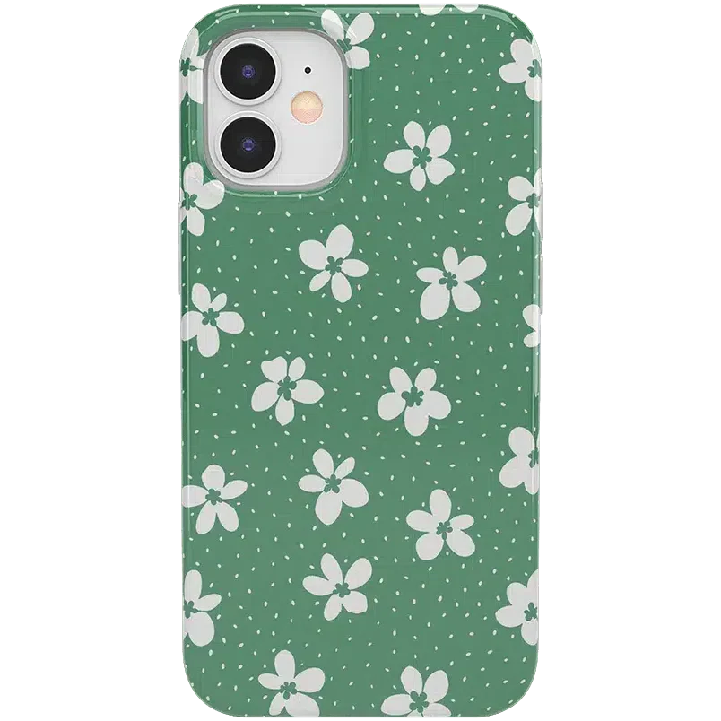 Flower My World | Jade Green Floral Case