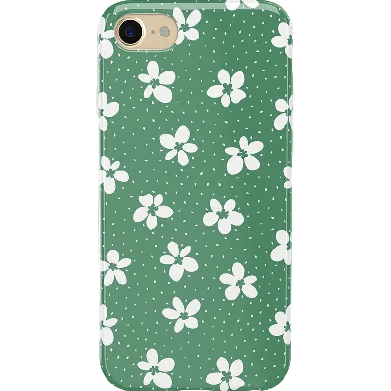 Flower My World | Jade Green Floral Case