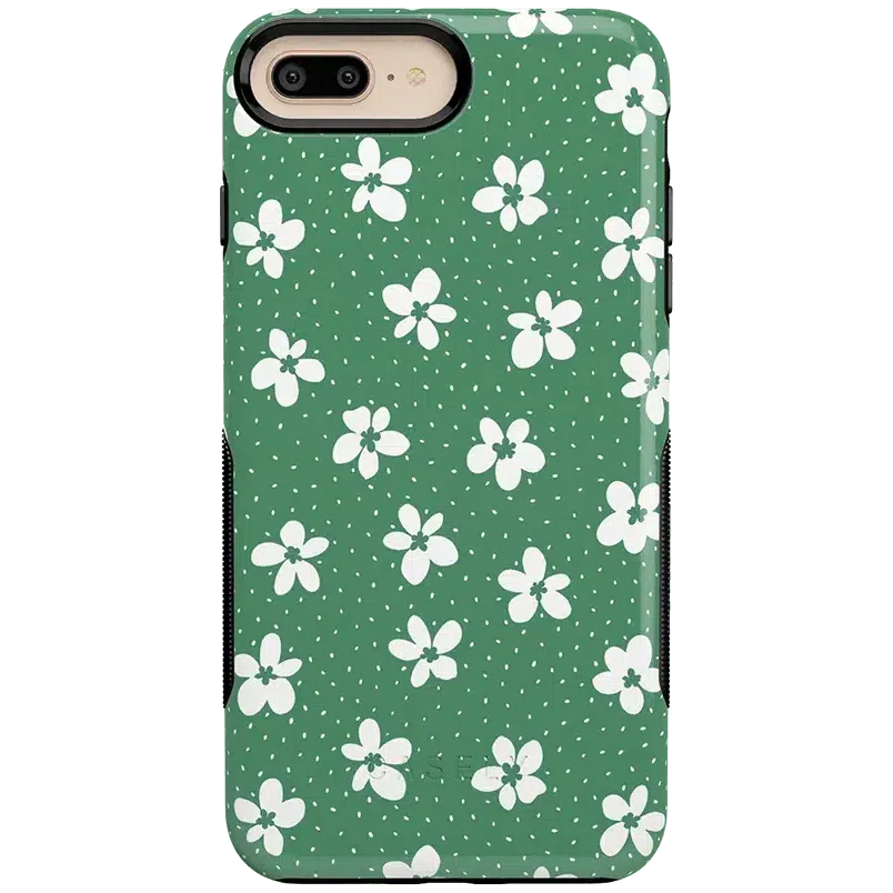 Flower My World | Jade Green Floral Case