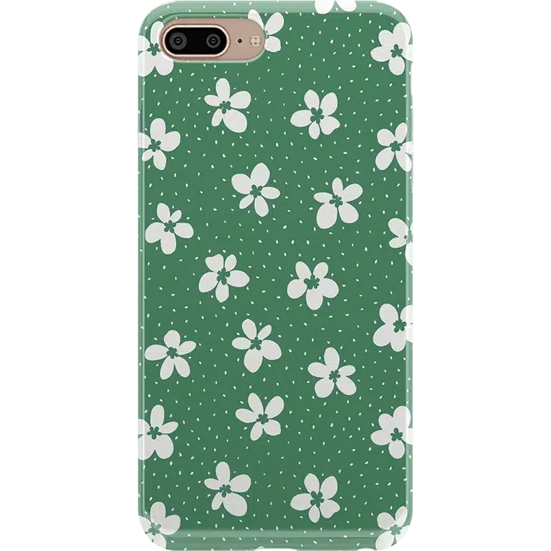 Flower My World | Jade Green Floral Case