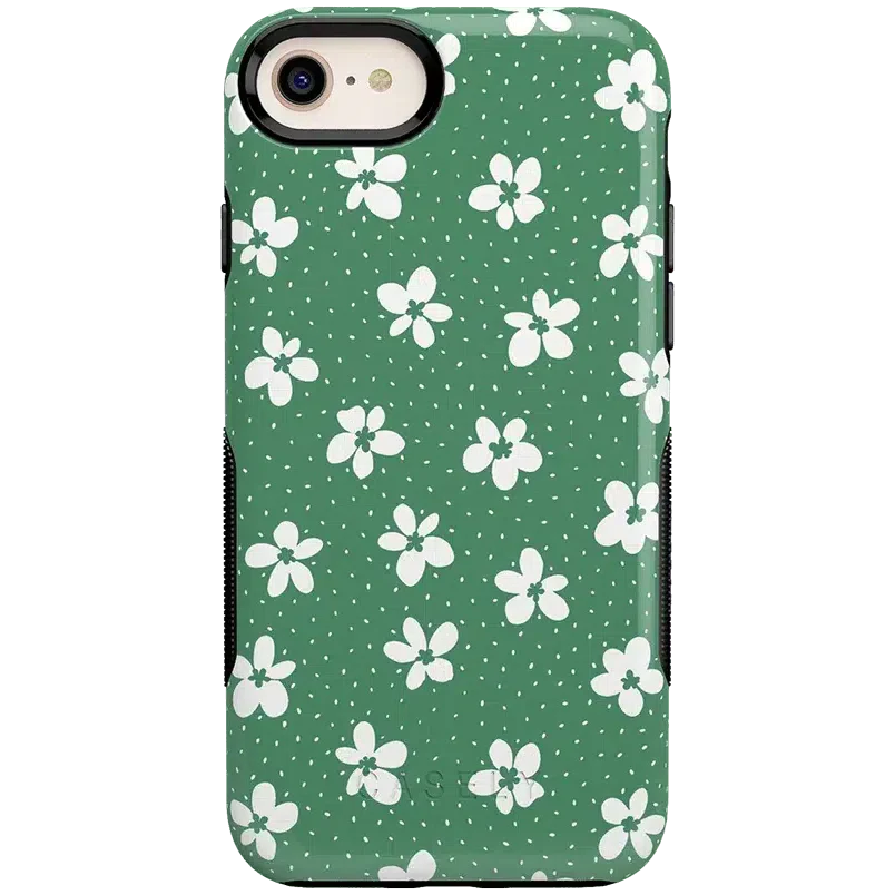 Flower My World | Jade Green Floral Case