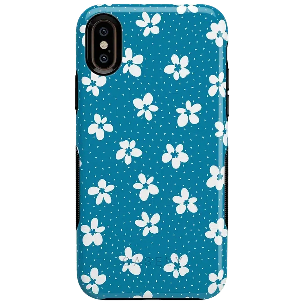 Flower My World | Ocean Blue Floral Case