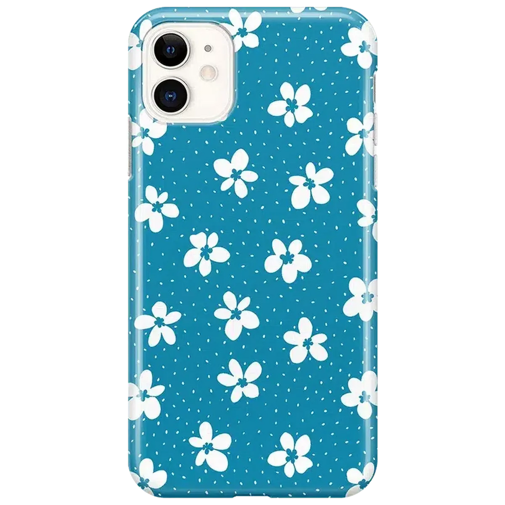 Flower My World | Ocean Blue Floral Case