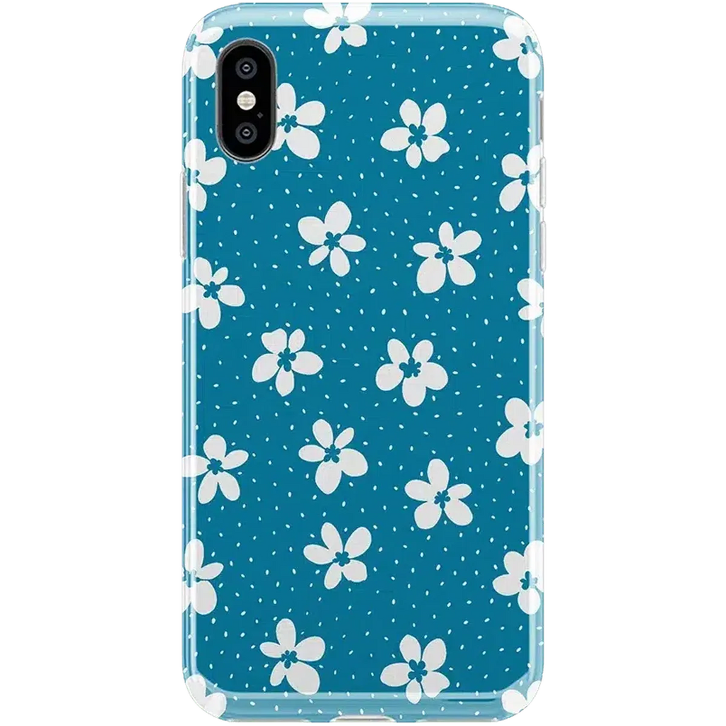 Flower My World | Ocean Blue Floral Case