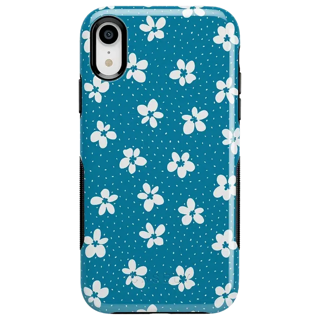 Flower My World | Ocean Blue Floral Case