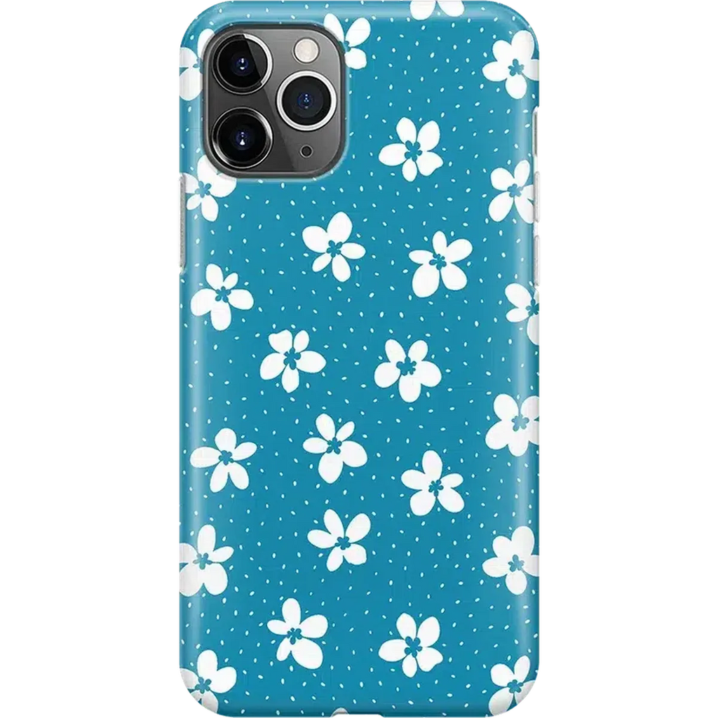 Flower My World | Ocean Blue Floral Case