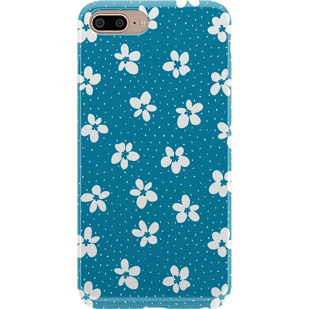 Flower My World | Ocean Blue Floral Case