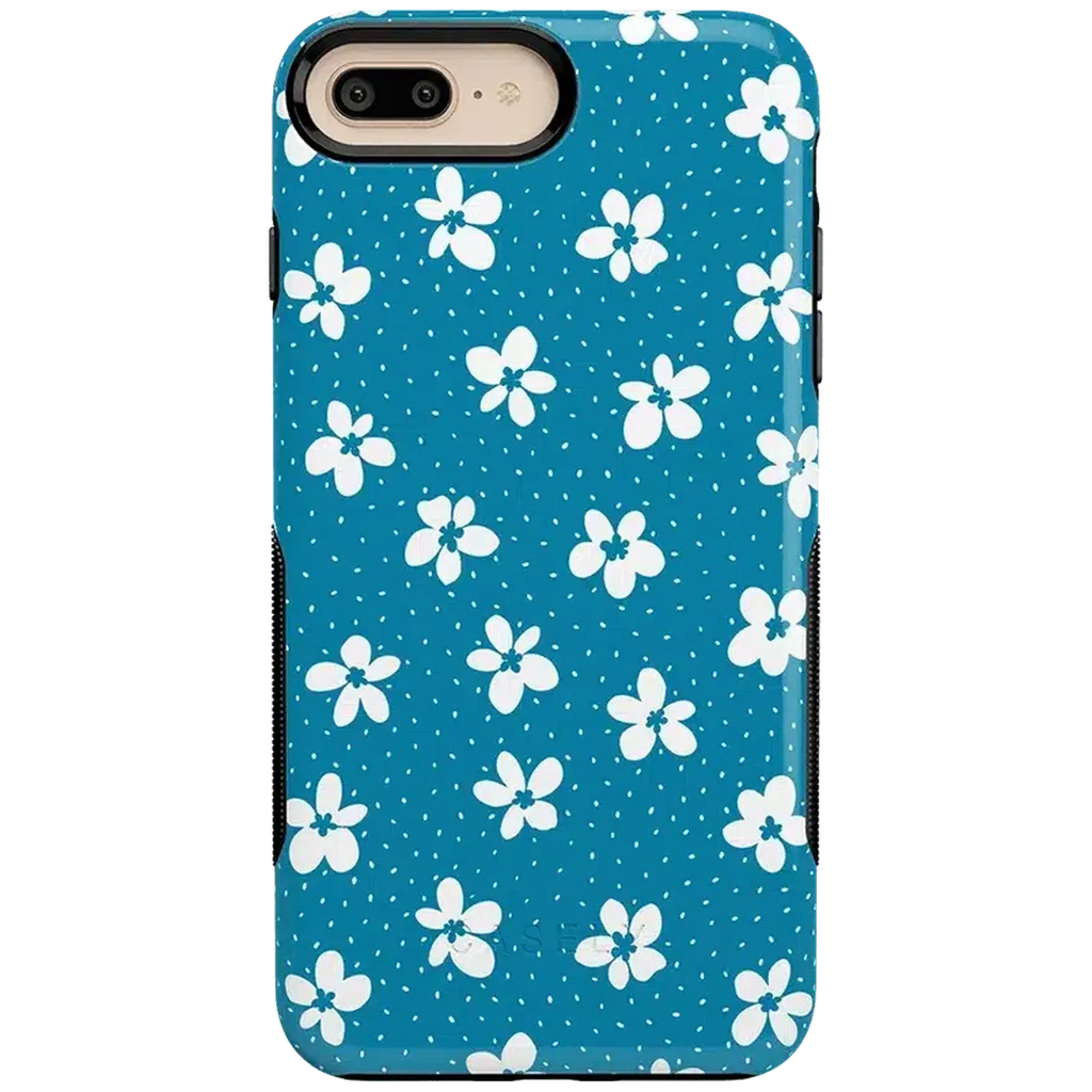 Flower My World | Ocean Blue Floral Case