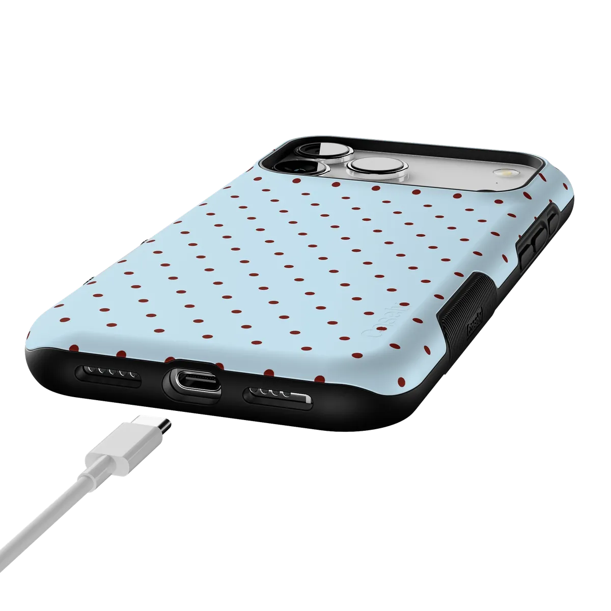 On the Dot | Blue Polka Dot Case