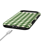 Checked Twice | Green Plaid Case