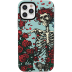 Forever Grateful | Grateful Dead Skeleton Floral Case