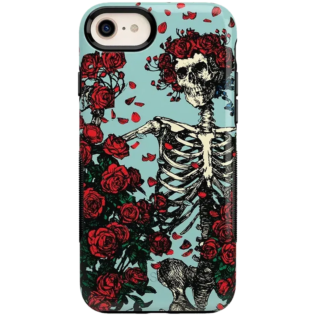 Forever Grateful | Grateful Dead Skeleton Floral Case
