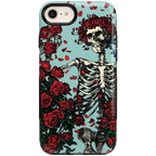Forever Grateful | Grateful Dead Skeleton Floral Case