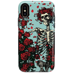 Forever Grateful | Grateful Dead Skeleton Floral Case