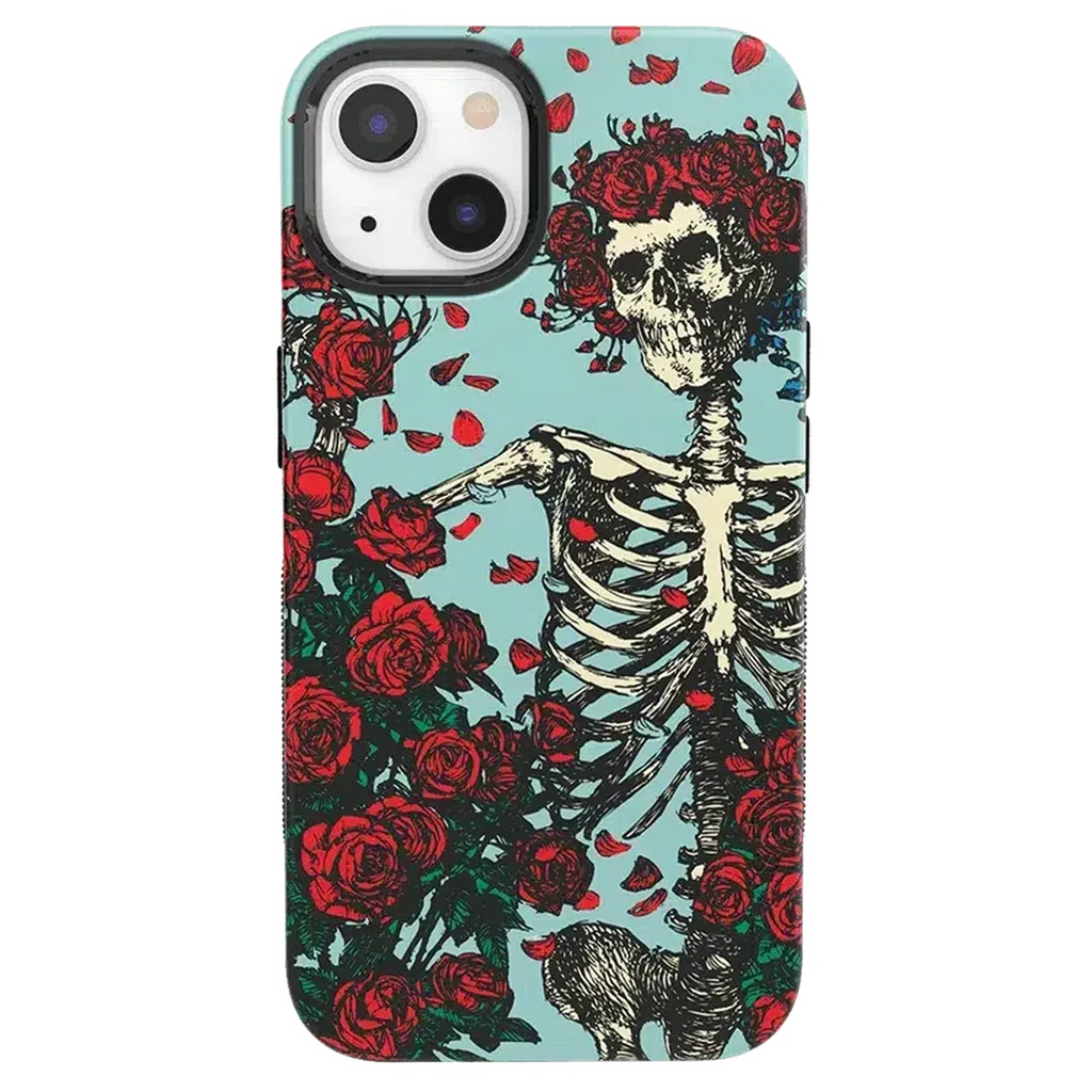 Forever Grateful | Grateful Dead Skeleton Floral Case