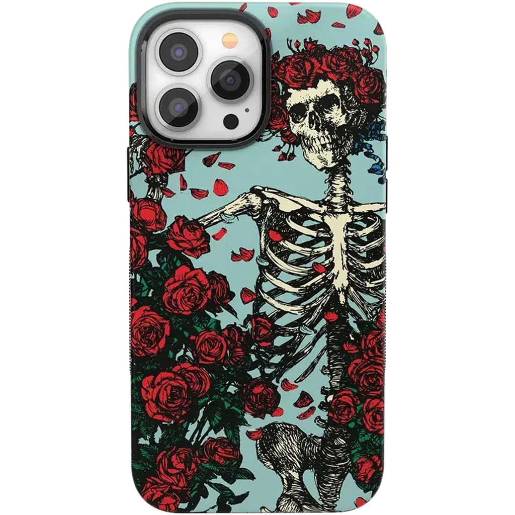 Forever Grateful | Grateful Dead Skeleton Floral Case