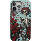 Forever Grateful | Grateful Dead Skeleton Floral Case
