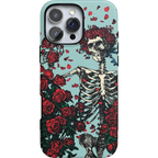 Forever Grateful | Grateful Dead Skeleton Floral Case
