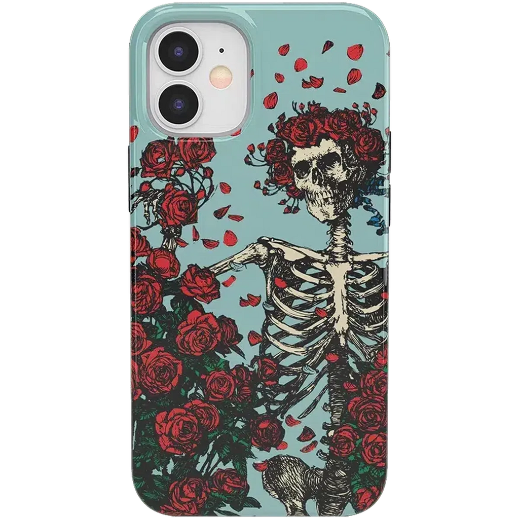 Forever Grateful | Grateful Dead Skeleton Floral Case