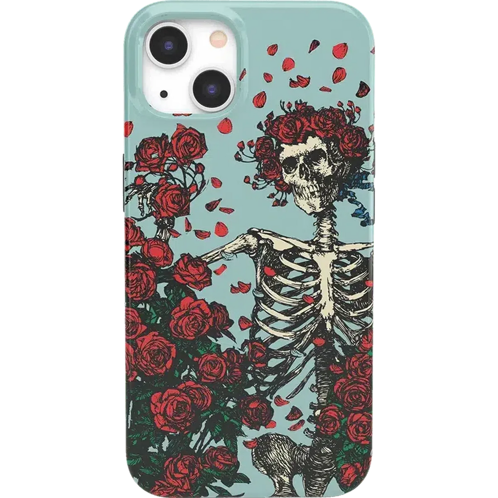 Forever Grateful | Grateful Dead Skeleton Floral Case
