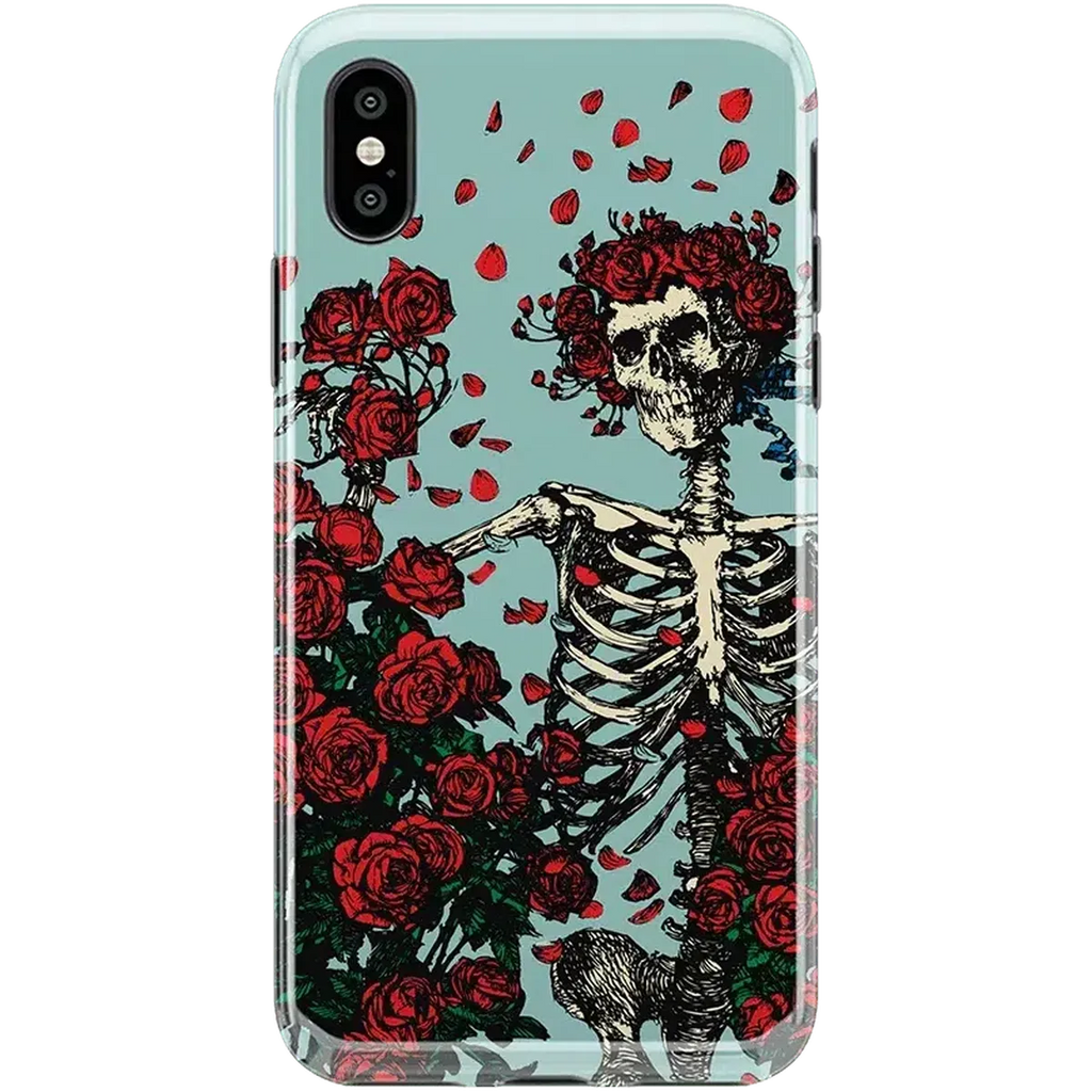 Forever Grateful | Grateful Dead Skeleton Floral Case