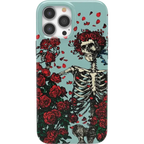 Forever Grateful | Grateful Dead Skeleton Floral Case