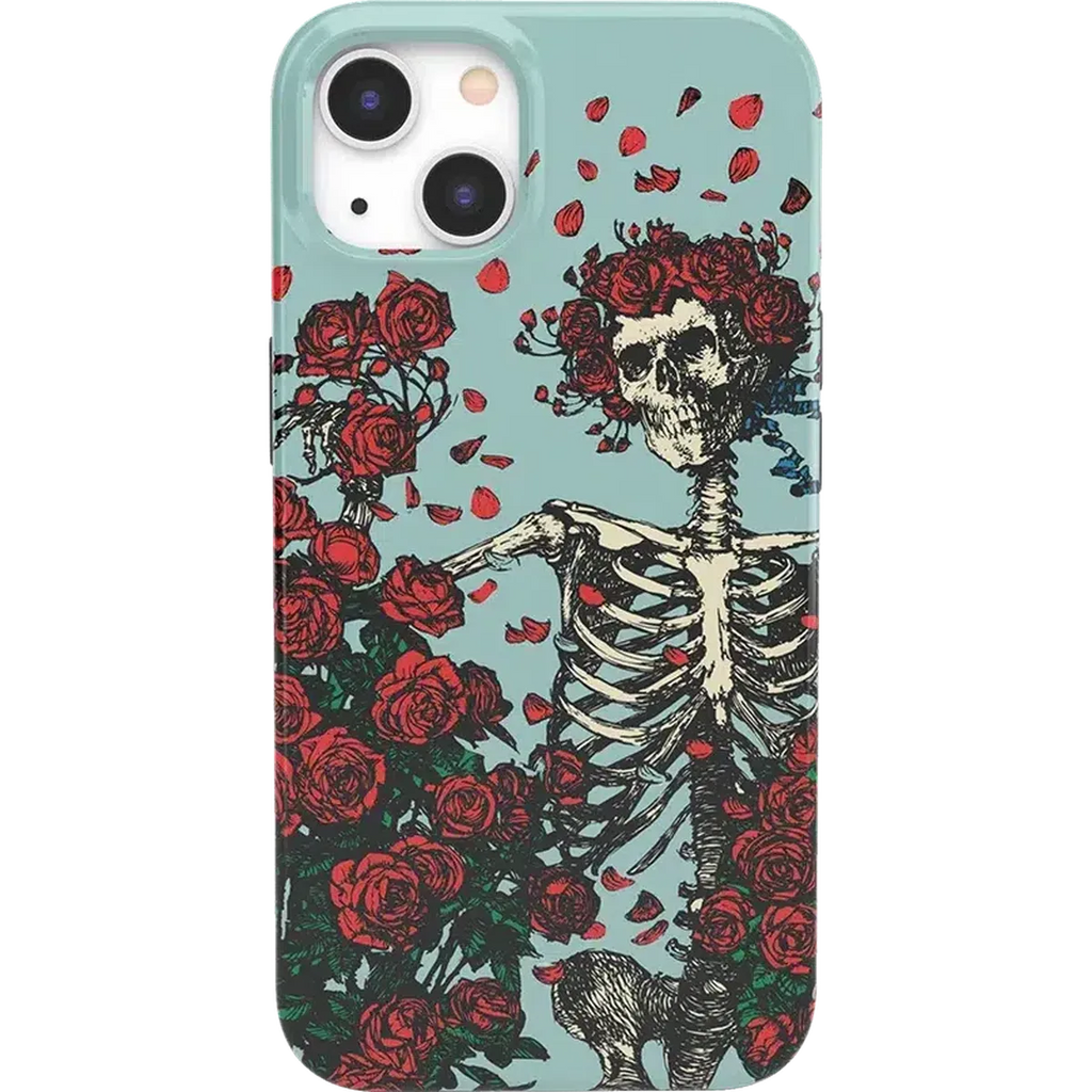 Forever Grateful | Grateful Dead Skeleton Floral Case